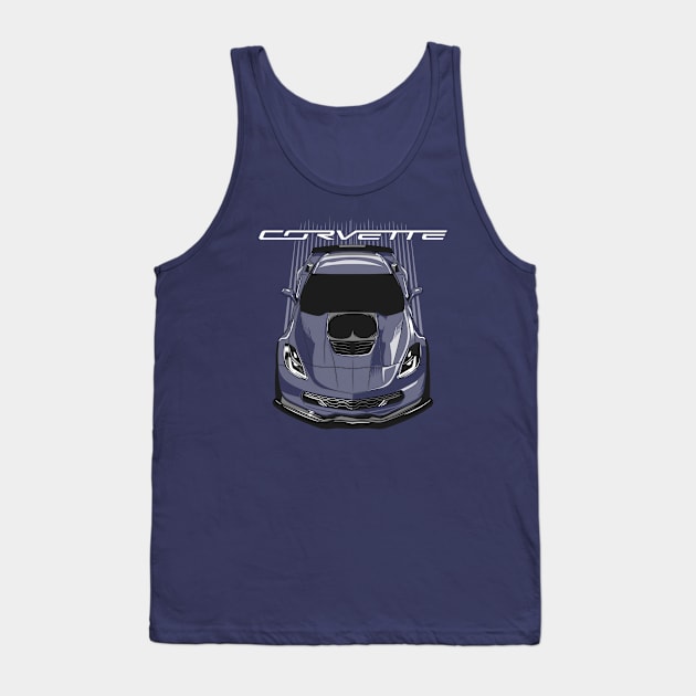 Corvette C7 Z06 - Bright Transparent/Multi Color Tank Top by V8social